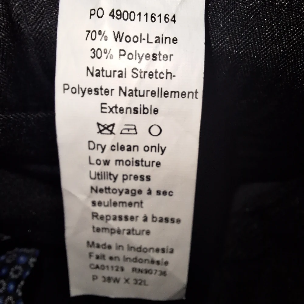 Lauren Ralph Lauren Men's Wool Blend Tan Pants In A Size 38×31. EUC.